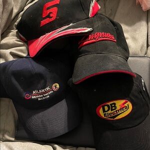 Black and Red vintage Logo hats